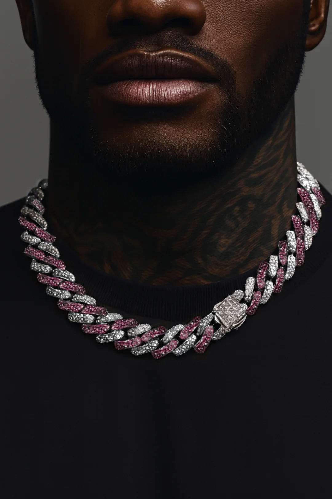 CADENA CUBANA ROSA-PLATA