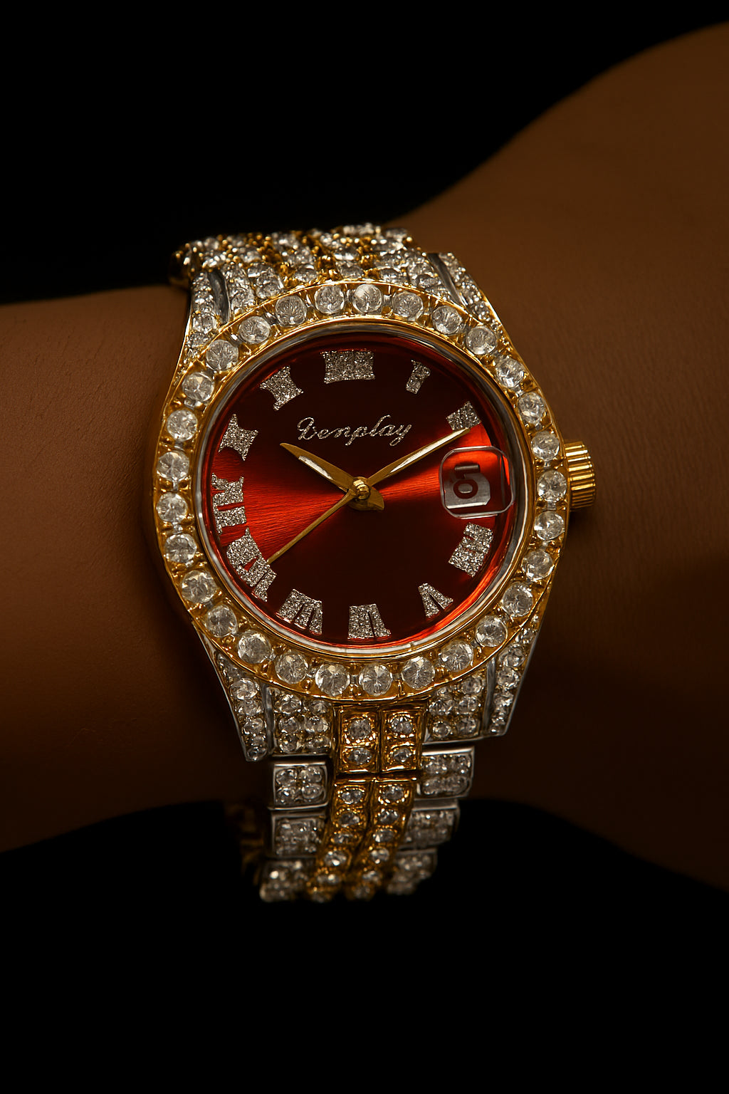 RELOJ CUBANO ROJO