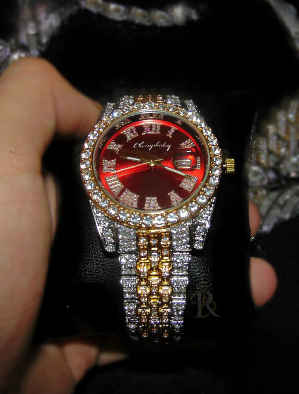 RELOJ CUBANO ROJO