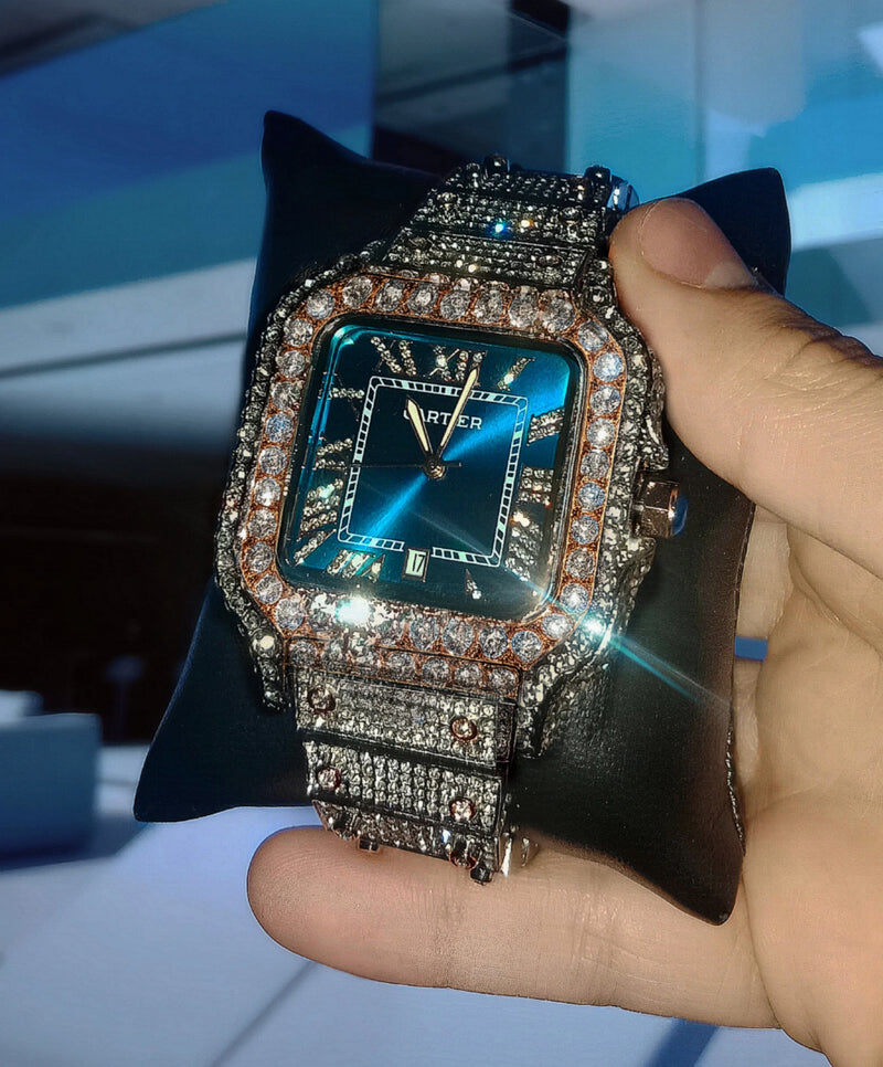 RELOJ CRT ICE AZUL